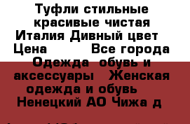 Туфли стильные красивые чистая Италия Дивный цвет › Цена ­ 425 - Все города Одежда, обувь и аксессуары » Женская одежда и обувь   . Ненецкий АО,Чижа д.